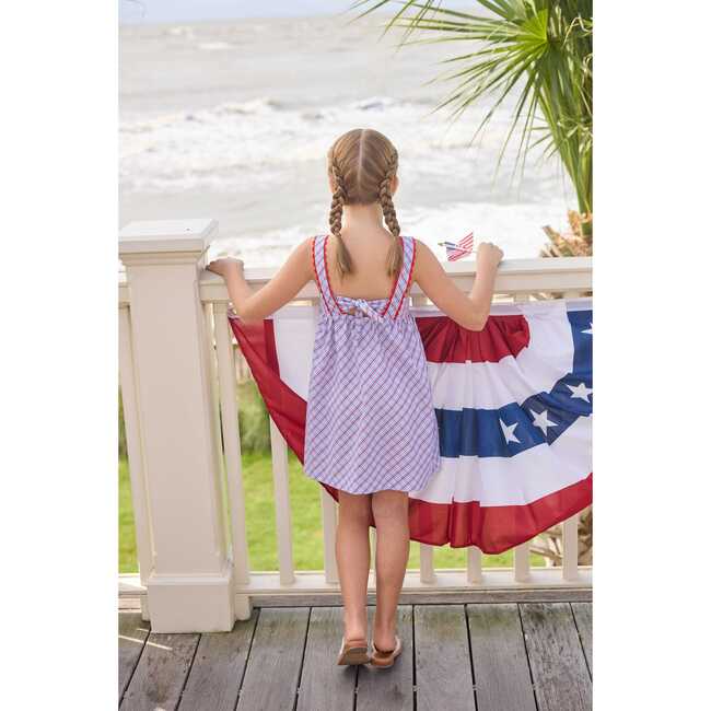 Evie Dress, Patriotic Plaid - Dresses - 4