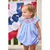 Smocked Bishop Bubble, Flags - Rompers - 8