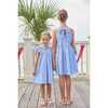 Smocked Bishop Dress, Flags - Dresses - 10