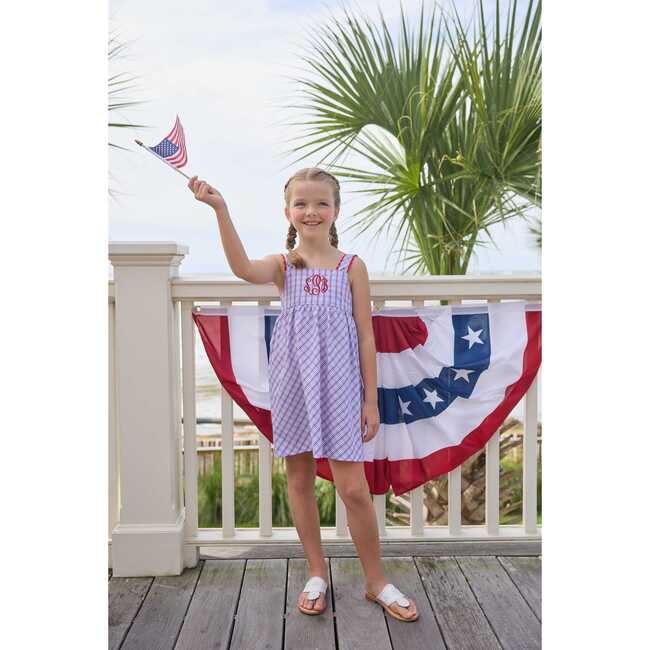 Evie Dress, Patriotic Plaid - Dresses - 8