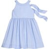 Bow Back Annie Dress, Royal Mini Gingham - Dresses - 1 - thumbnail