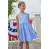 Bow Back Annie Dress, Royal Mini Gingham - Dresses - 3 - thumbnail
