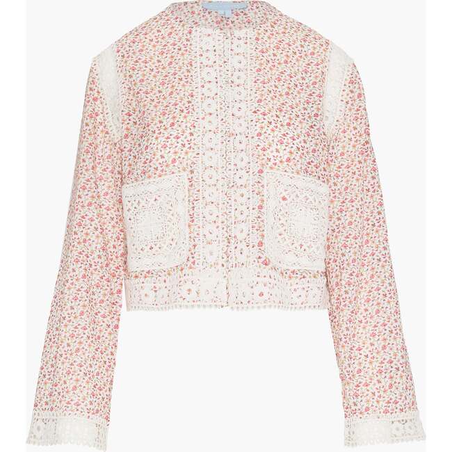 The Tory Top, Ivory Geo Ditsy