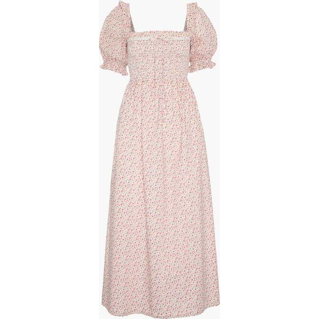 The Scarlett Midi Nap Dress, Ivory Geo Ditsy