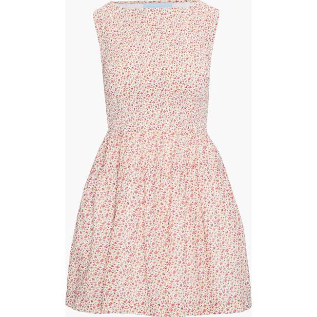 The Cosima Mini Nap Dress, Ivory Geo Ditsy