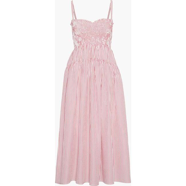 The Rebecca Nap Dress, Red Ticking Stripe