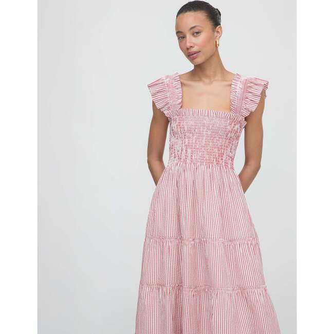 The Ellie Nap Dress, Red Ticking Stripe