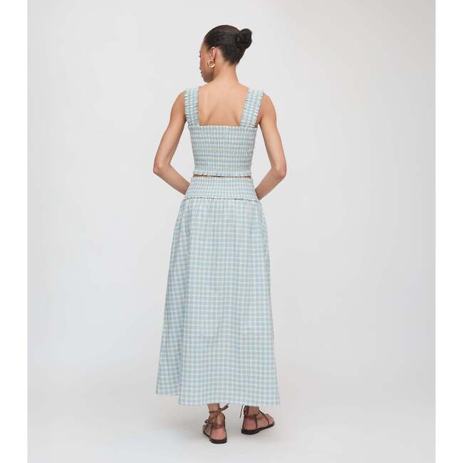 The Azalea Nap Top, Blue/Red Gingham - Dresses - 4