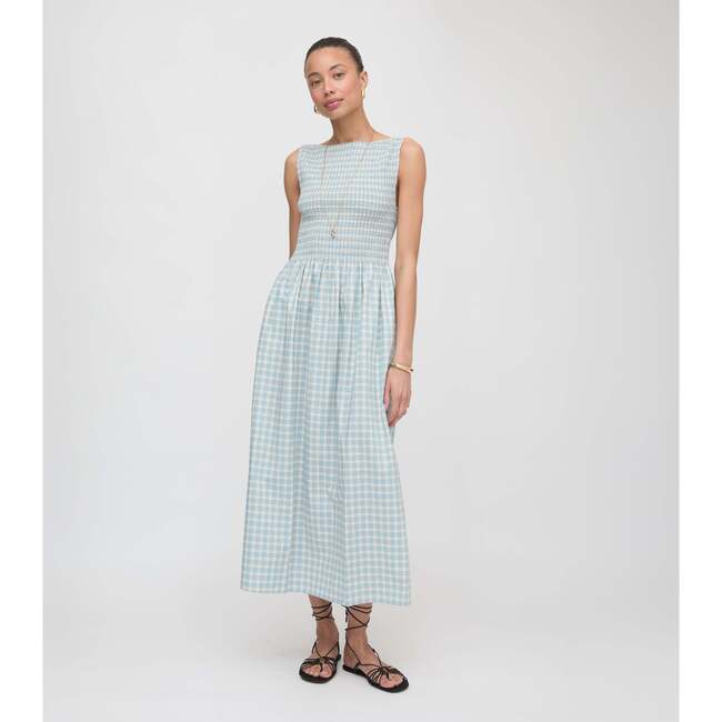 The Cosima Nap Dress, Blue/Red Gingham