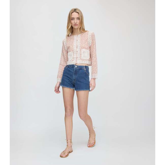 The Tory Top, Ivory Geo Ditsy - Dresses - 3