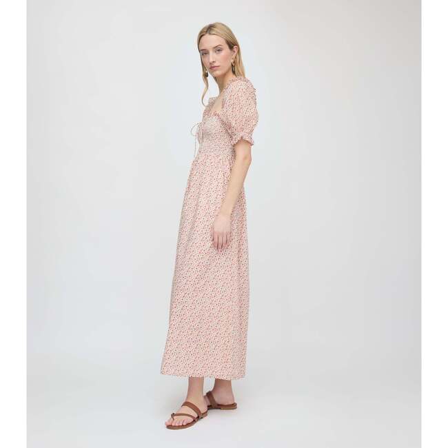 The Scarlett Midi Nap Dress, Ivory Geo Ditsy - Dresses - 4