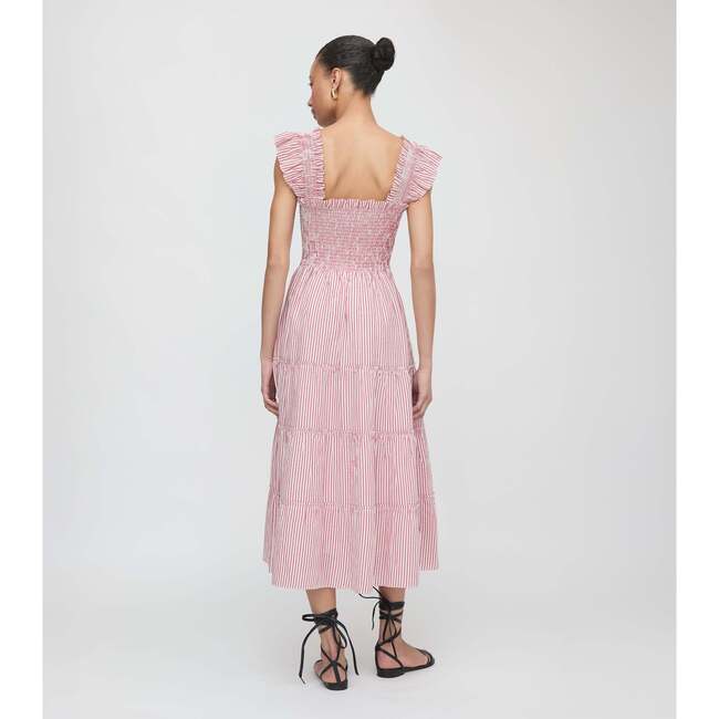 The Ellie Nap Dress, Red Ticking Stripe - Dresses - 5