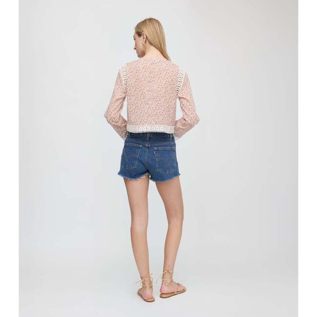 The Tory Top, Ivory Geo Ditsy - Dresses - 5