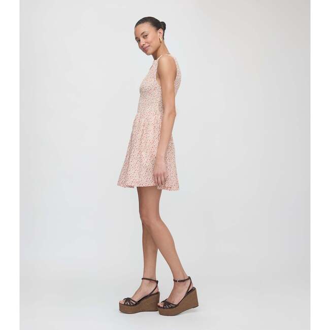 The Cosima Mini Nap Dress, Ivory Geo Ditsy - Dresses - 4