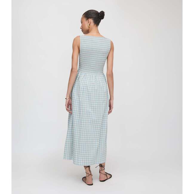 The Cosima Nap Dress, Blue/Red Gingham - Dresses - 4
