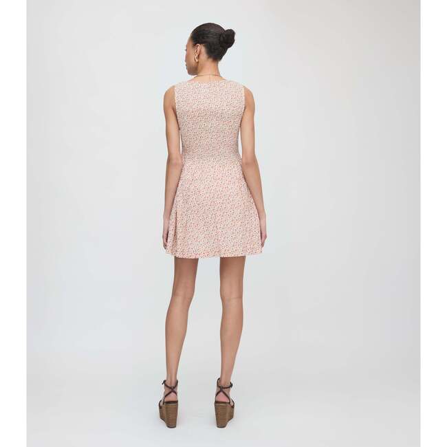 The Cosima Mini Nap Dress, Ivory Geo Ditsy - Dresses - 5