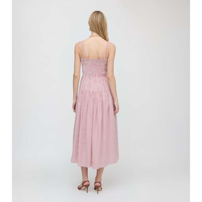 The Rebecca Nap Dress, Red Ticking Stripe - Dresses - 5