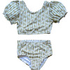 Bailey in Tulip Ticking Stripe - Two Pieces - 1 - thumbnail