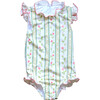 Bingley in Vivian Stripe In Daffodil - One Pieces - 1 - thumbnail