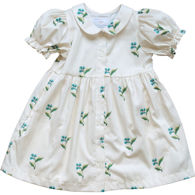 Charlotte Dress in Flame Stitch Floral