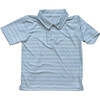 Athletic Polo in Stripe in Blue Jay - Polo Shirts - 1 - thumbnail