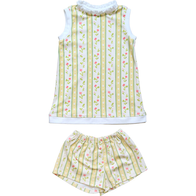 Dashwood Set in Vivian Stripe in Daffodil
