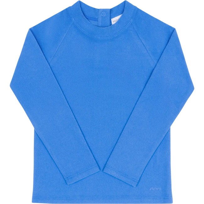 unisex deep sea blue terry rashguard