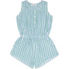 girls tamarin stripe french terry romper - Rompers - 1 - thumbnail