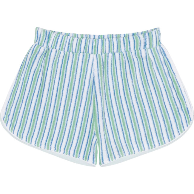 girls tamarin stripe french terry short