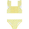 girls petite fleur smocked ruffle strap bikini - Two Pieces - 1 - thumbnail