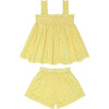 girls petite fleur top and short set - Mixed Apparel Set - 1 - thumbnail