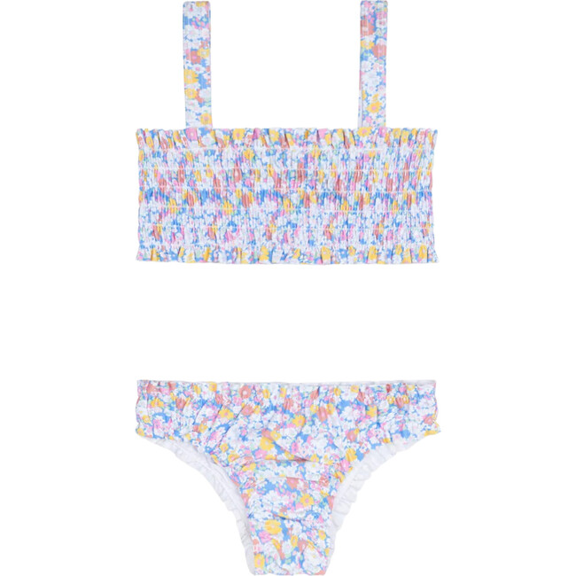 girls jasmine blossom smocked bikini