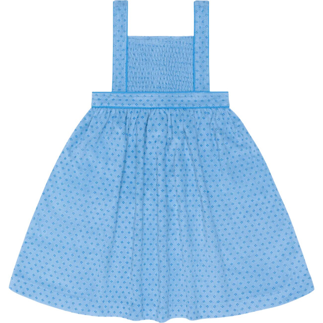 girls le marin dot french terry bib dress
