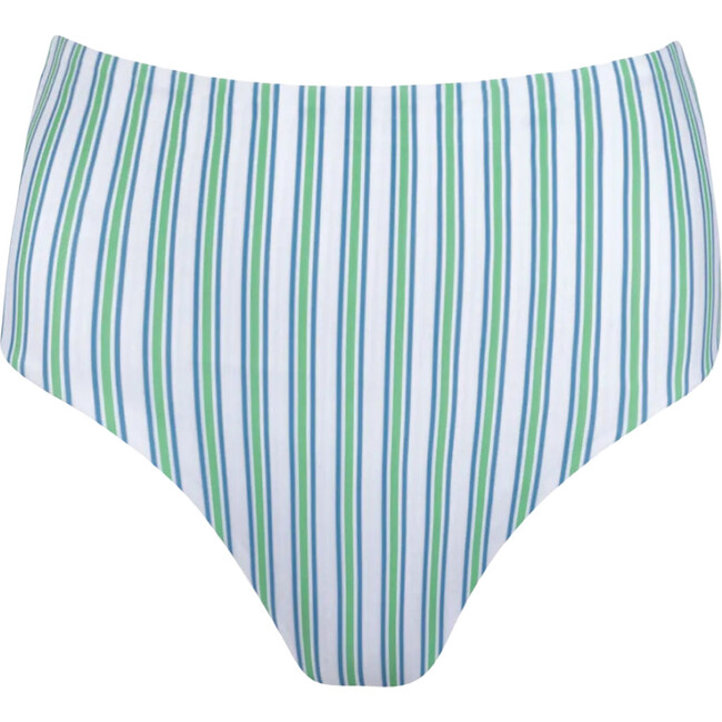 women's tamarin stripe high waist bikini bottom