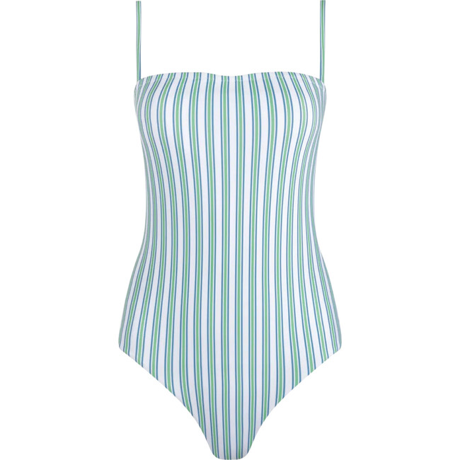 women's tamarin stripe low back one piece