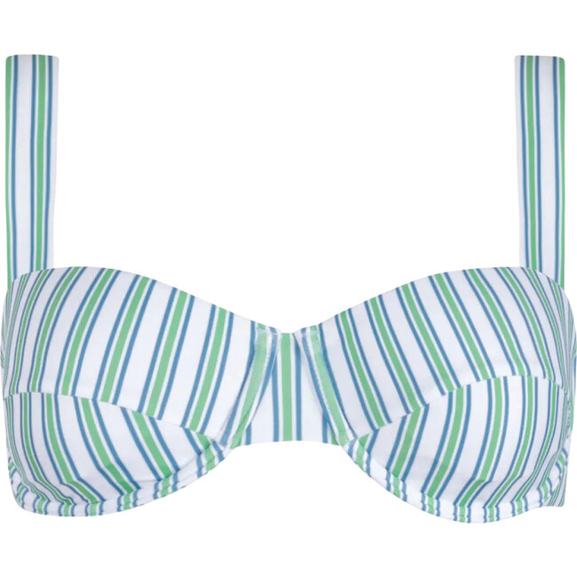 women's tamarin stripe cup bikini top