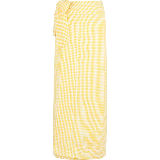 women's soleil gingham pareo