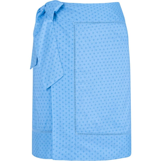 women's le marin blue short pareo