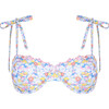 women's jasmine blossom cup bikini top with tie straps - Two Pieces - 1 - thumbnail