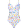 women's jasmine blossom v-neck one piece - One Pieces - 1 - thumbnail
