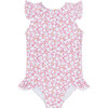 girls blush bloom ruffle cap sleeve one piece - One Pieces - 1 - thumbnail