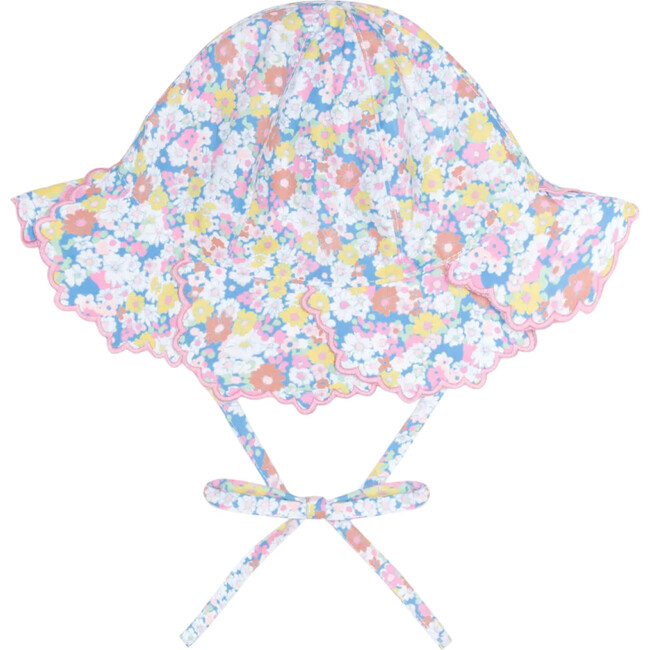 baby jasmine blossom scalloped sun hat