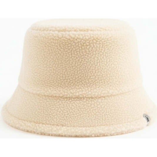 Kids Sherpa Bucket Hat, Ivory - Hats - 1