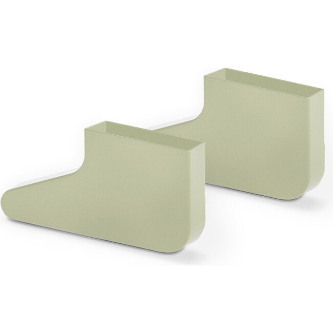 Foldable Toddler Tower Grip Slippers, Sage