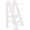 Foldable Toddler Tower, White - Kitchen Helper - 1 - thumbnail