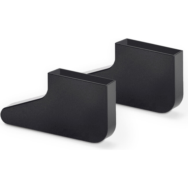 Foldable Toddler Tower Grip Slippers, Black