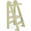 Foldable Toddler Tower, Sage - Kitchen Helper - 1 - thumbnail