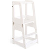 Convertible Toddler Tower, White - Kitchen Helper - 1 - thumbnail