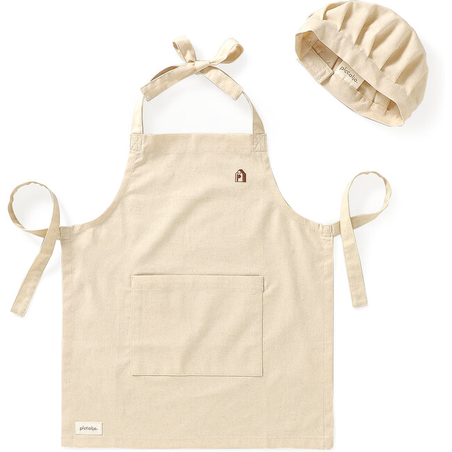 Apron & Hat Set, Oat Cream