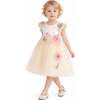Rosslyn Tulle Bow Dress, Cream - Dresses - 1 - thumbnail